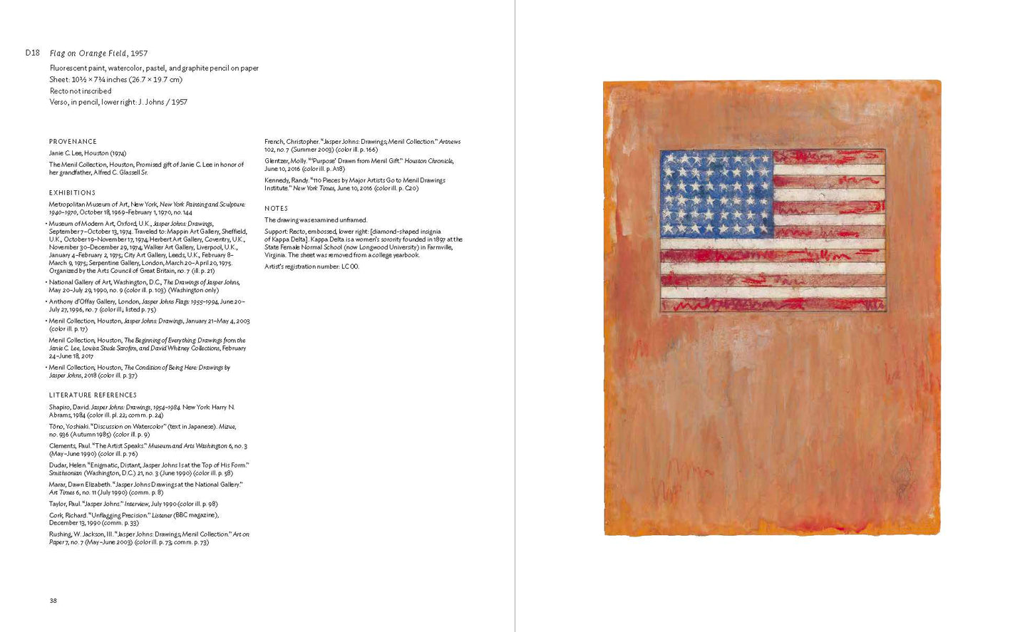 Jasper Johns Catalogue Raisonné of Drawing