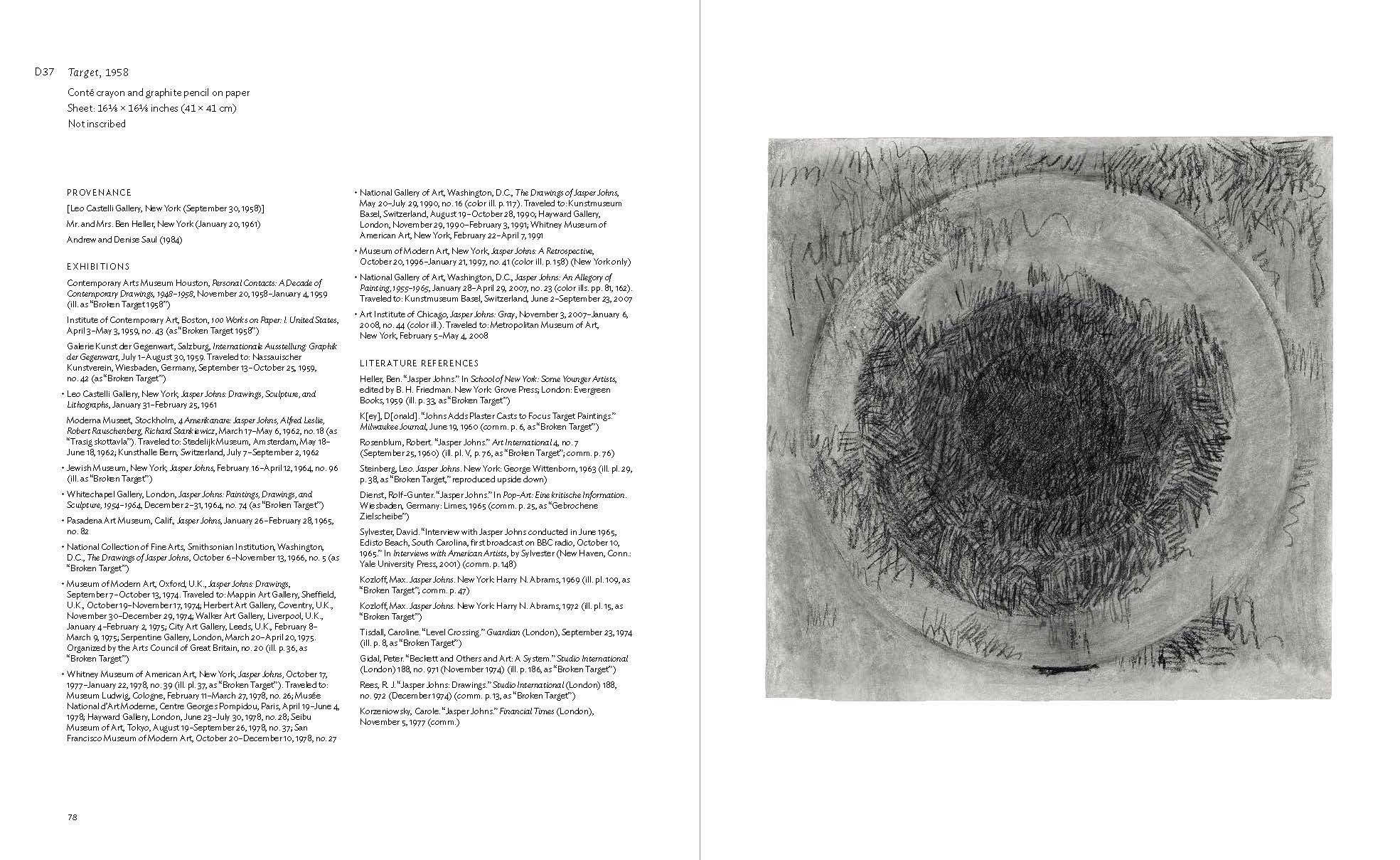 Jasper Johns Catalogue Raisonné of Drawing – Menil Bookstore