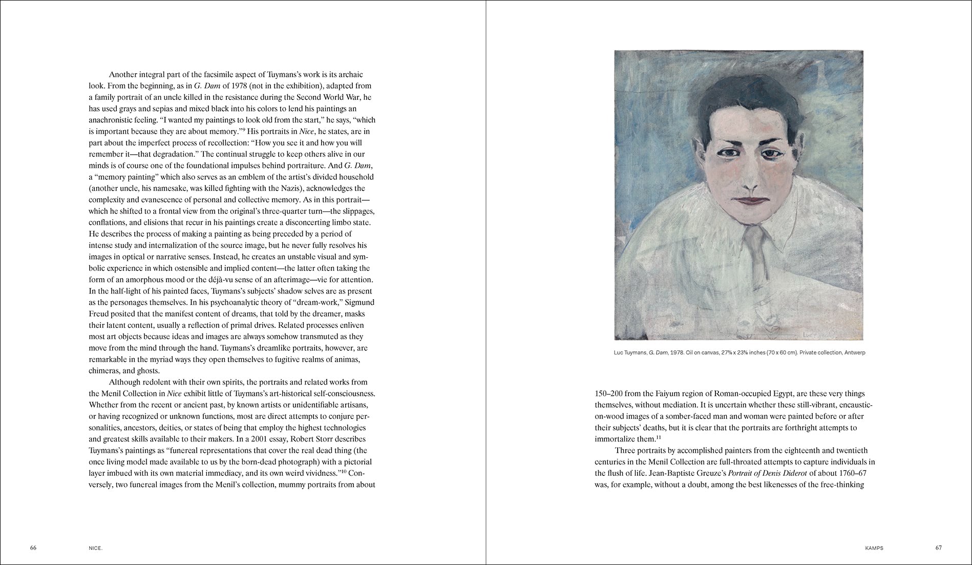 Portraits. Luc Tuymans – Menil Bookstore