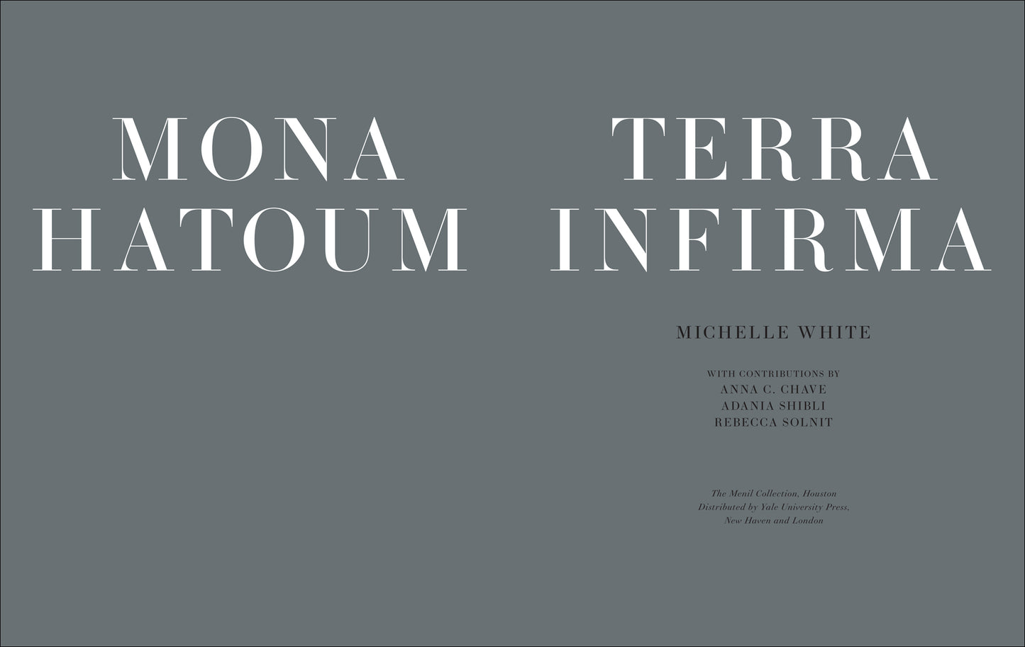 Mona Hatoum: Terra Infirma